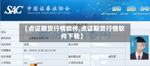 【点证期货行情软件,点证期货行情软件下载】-第3张图片