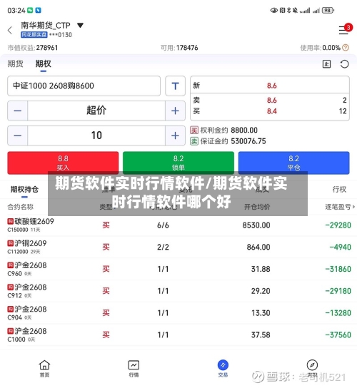 期货软件实时行情软件/期货软件实时行情软件哪个好