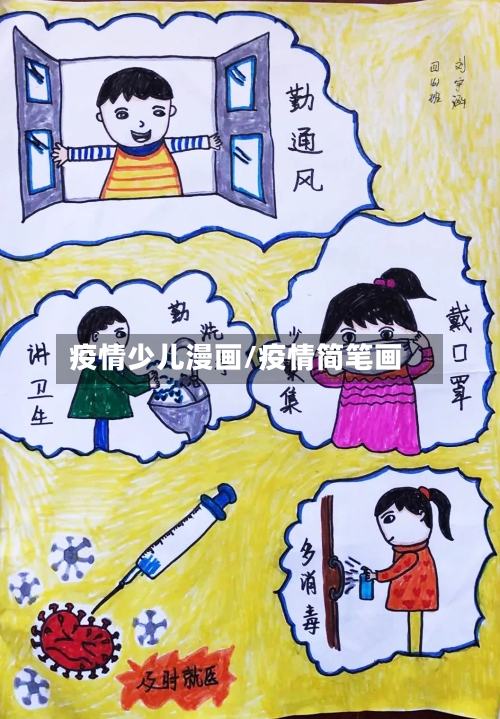 疫情少儿漫画/疫情简笔画