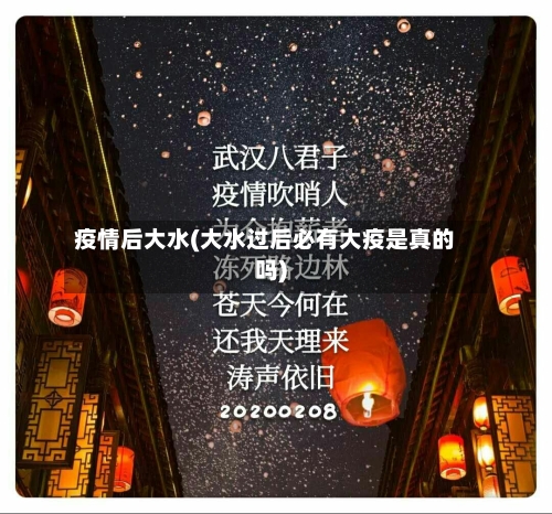 疫情后大水(大水过后必有大疫是真的吗)-第3张图片