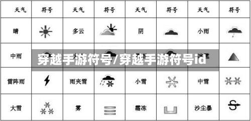 穿越手游符号/穿越手游符号id-第2张图片