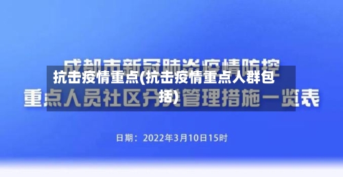 抗击疫情重点(抗击疫情重点人群包括)-第3张图片