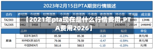 【2021年pta现在是什么行情费用,PTA费用2026】-第2张图片