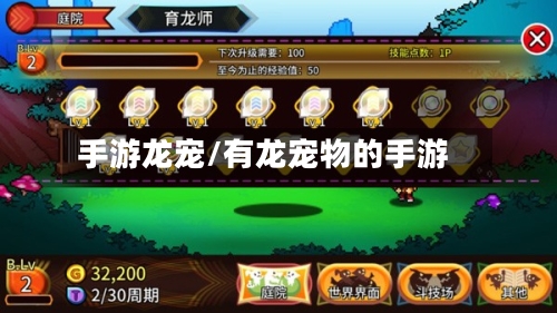 手游龙宠/有龙宠物的手游