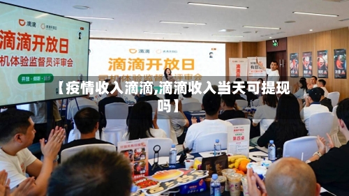 【疫情收入滴滴,滴滴收入当天可提现吗】-第3张图片