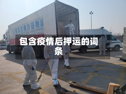 包含疫情后押运的词条
