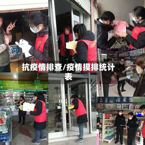 抗疫情排查/疫情摸排统计表