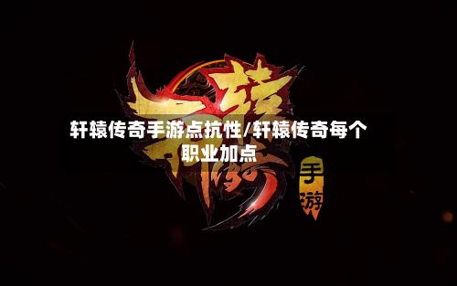 轩辕传奇手游点抗性/轩辕传奇每个职业加点-第3张图片