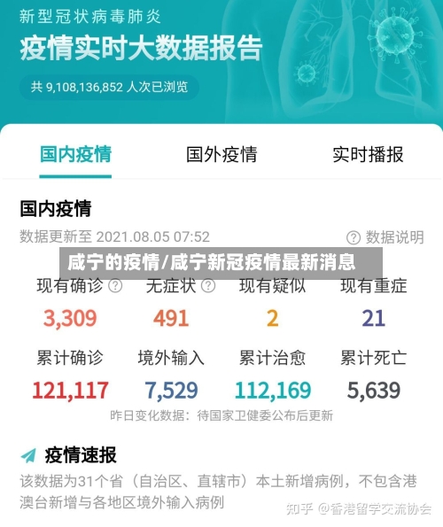 咸宁的疫情/咸宁新冠疫情最新消息