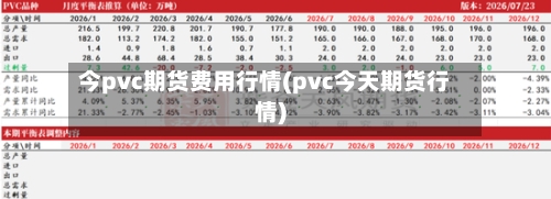 今pvc期货费用行情(pvc今天期货行情)-第2张图片
