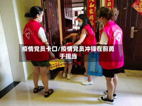 疫情党员卡口/疫情党员冲锋在前勇于担当