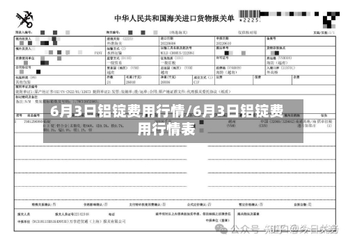 6月3日铝锭费用行情/6月3日铝锭费用行情表-第2张图片