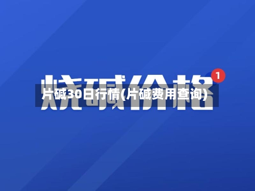 片碱30日行情(片碱费用查询)
