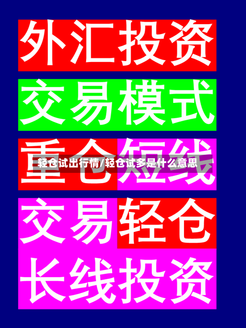 轻仓试出行情/轻仓试多是什么意思