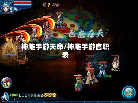 神雕手游天命/神雕手游官职表-第2张图片