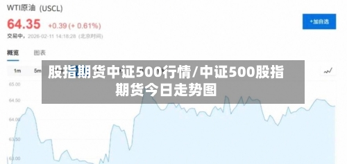 股指期货中证500行情/中证500股指期货今日走势图-第2张图片