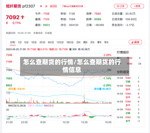 怎么查期货的行情/怎么查期货的行情信息