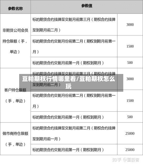 豆粕期权行情哪里看/豆粕期权怎么玩-第3张图片