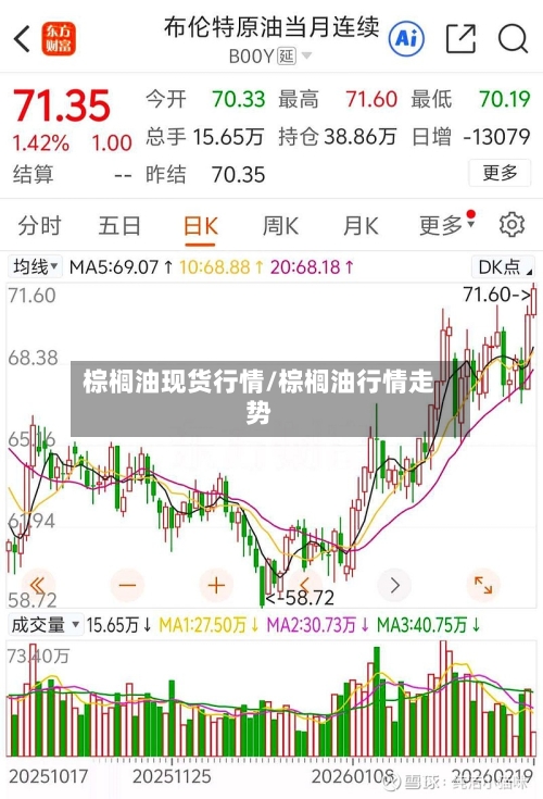 棕榈油现货行情/棕榈油行情走势