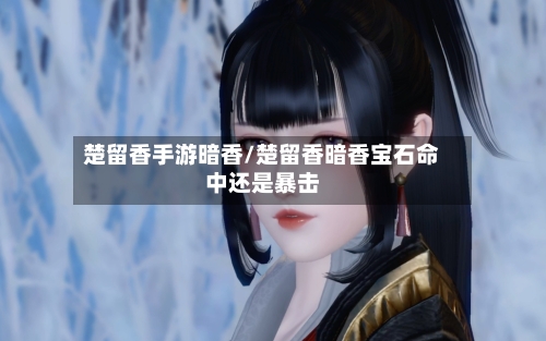 楚留香手游暗香/楚留香暗香宝石命中还是暴击-第2张图片