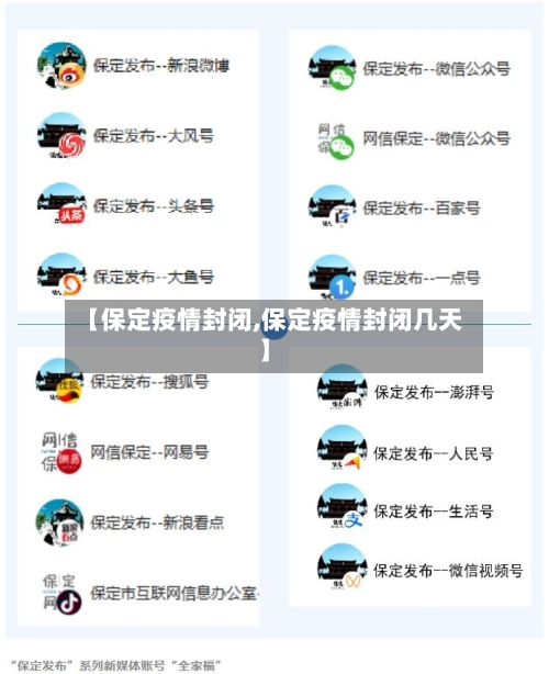 【保定疫情封闭,保定疫情封闭几天】