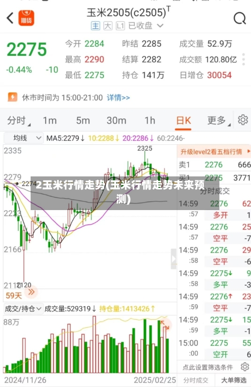 2玉米行情走势(玉米行情走势未来预测)
