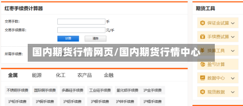 国内期货行情网页/国内期货行情中心