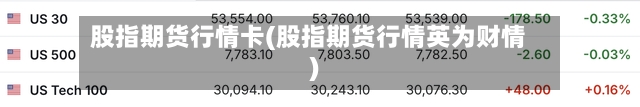 股指期货行情卡(股指期货行情英为财情)-第3张图片