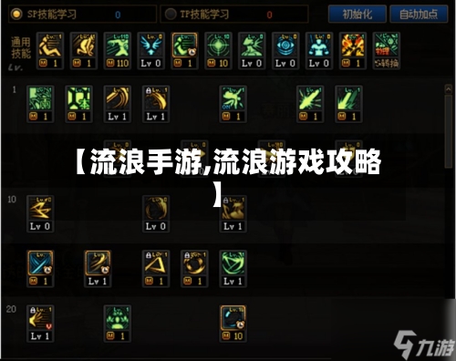 【流浪手游,流浪游戏攻略】