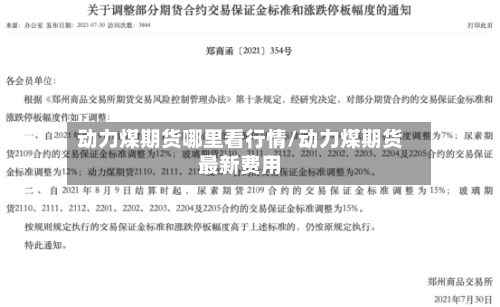 动力煤期货哪里看行情/动力煤期货最新费用-第2张图片