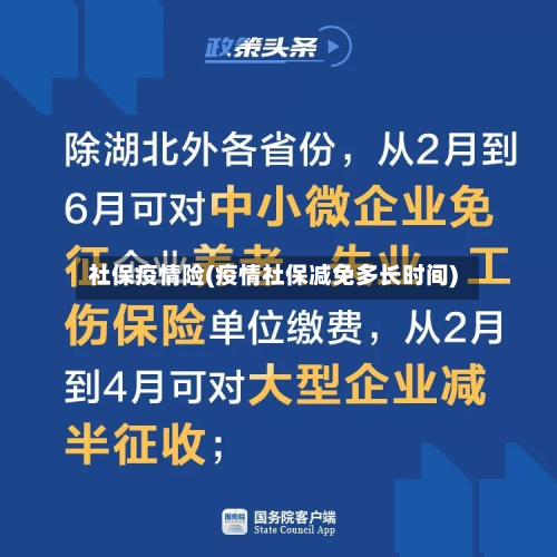 社保疫情险(疫情社保减免多长时间)-第2张图片