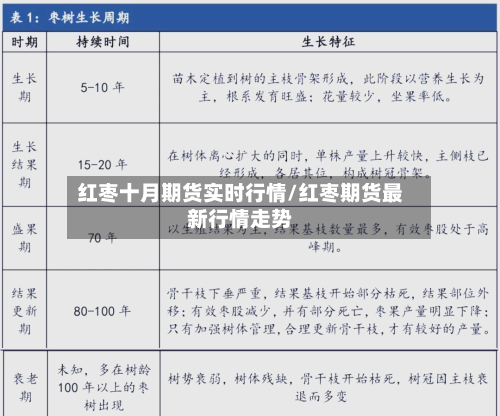 红枣十月期货实时行情/红枣期货最新行情走势-第2张图片