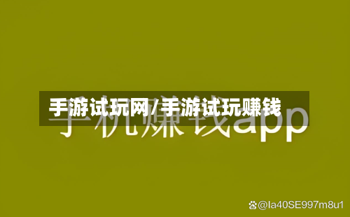 手游试玩网/手游试玩赚钱