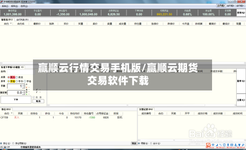赢顺云行情交易手机版/赢顺云期货交易软件下载-第2张图片