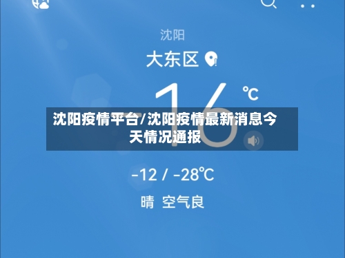 沈阳疫情平台/沈阳疫情最新消息今天情况通报