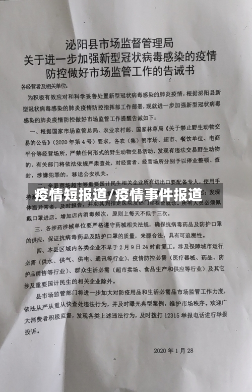 疫情短报道/疫情事件报道-第3张图片