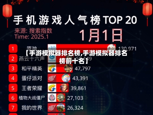 【手游模拟器排名榜,手游模拟器排名榜前十名】-第2张图片
