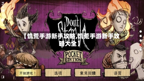 【饥荒手游新手攻略,饥荒手游新手攻略大全】