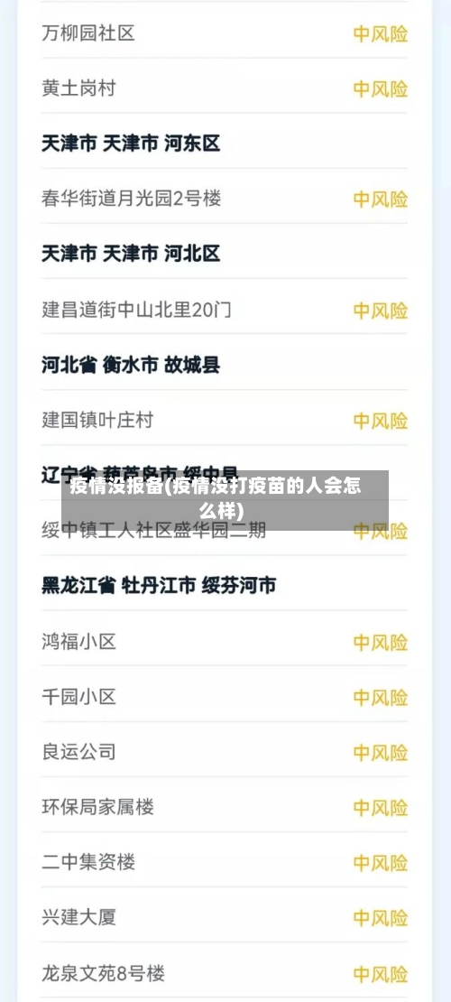 疫情没报备(疫情没打疫苗的人会怎么样)