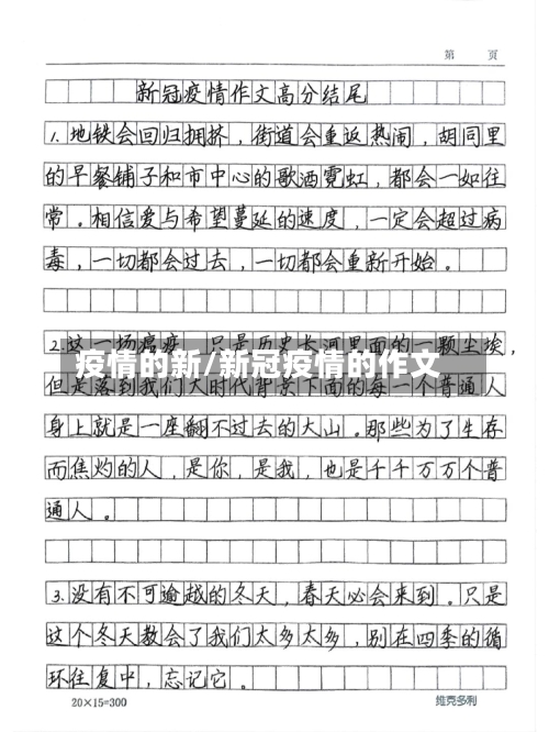 疫情的新/新冠疫情的作文