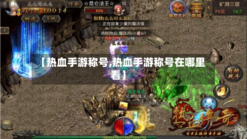 【热血手游称号,热血手游称号在哪里看】-第3张图片