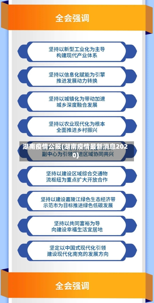 湖南疫情公报(湖南疫情最新消息2020)