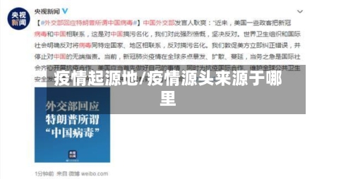 疫情起源地/疫情源头来源于哪里