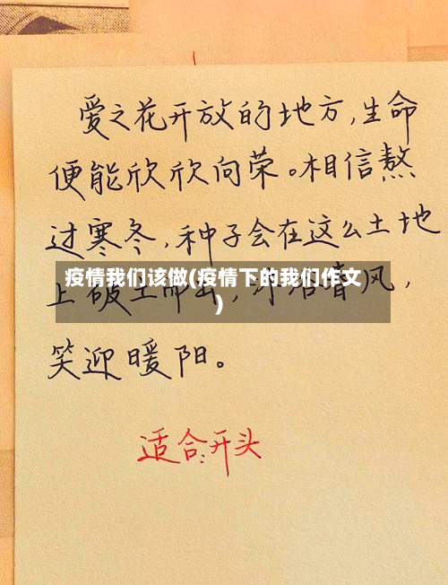 疫情我们该做(疫情下的我们作文)-第2张图片